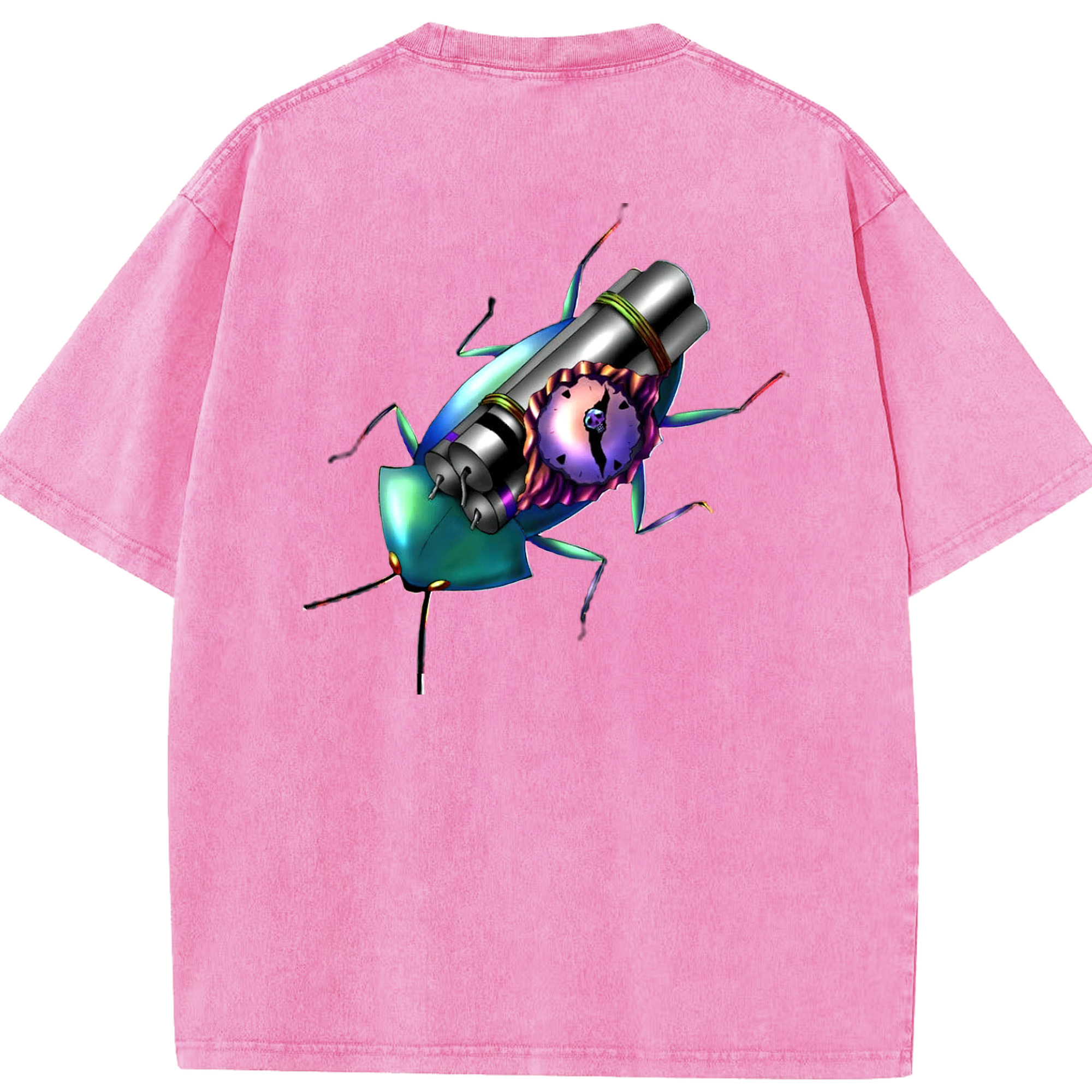 （画像用） 遊☆戯☆王 Yu-Gi-Oh! 綿100% ヴィンテージ風 半袖Tシャツ（背面プリント）